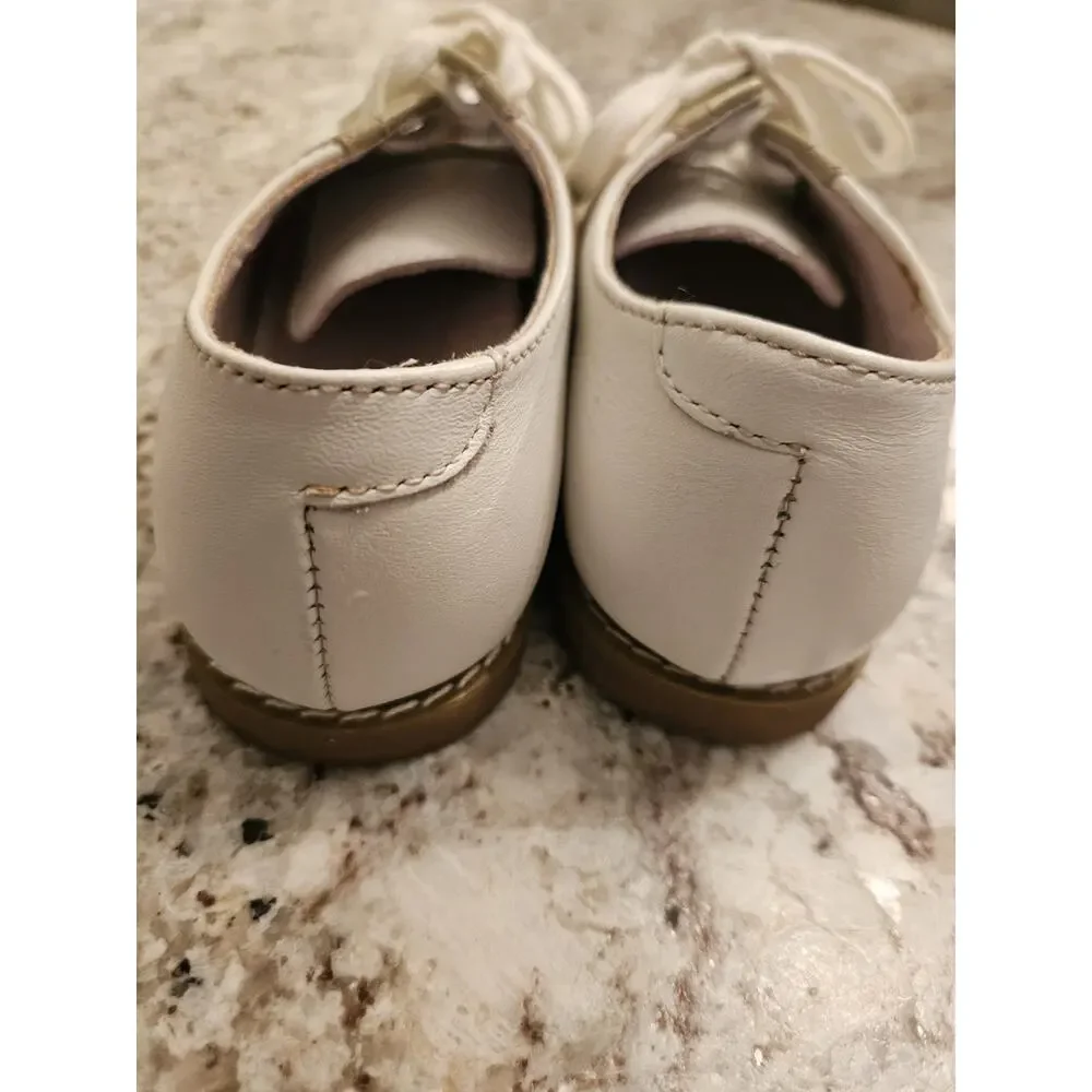 Willits Classic Chris Saddle Oxford Shoes Children's Size 11.5 EE White Tan